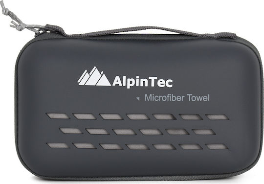 AlpinPro DryFast Microfiber Body Towel with Case Gray 150x75cm