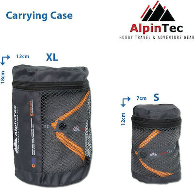 AlpinPro Drysoft Πετσέτα Σώματος Microfiber Γκρι 150x75εκ.