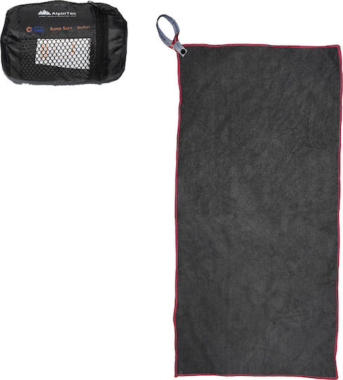 AlpinPro Drysoft Microfiber Face Towel Antibacterial in Case Terry Fuschia 80x40cm