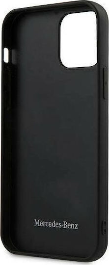 Mercedes-Benz Wood Line Rosewood Back Cover Wooden Brown (iPhone 12 mini)