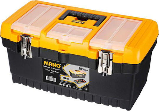 Mano Master Hand Tool Case Plastic with Tobacco Case Dimensions: W48.6xD26.7xH24.2cm