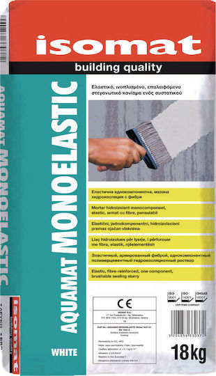 Isomat Monoelastic Επαλειφόμενο Στεγανωτικό 18kg Λευκό