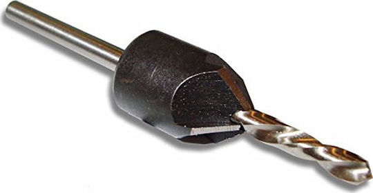 Wolfcraft Drill With Countersink 4.5-16mm Drill HSS with Triangular Shank for Metal και Wood 16mm / 6mm / 8mm