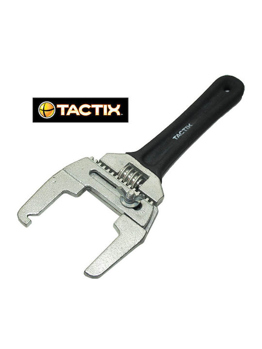 Tactix French Wrench with Adjustable Opening 75mm and Anti-Slip Handle