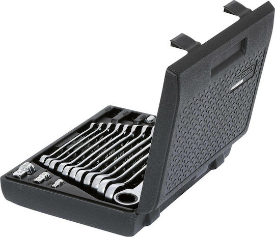 Ks Tools Σετ Γερμανοπολύγωνα Καστάνιας με Mέγεθος από 8mm έως 19mm Gearplus 16τμχ