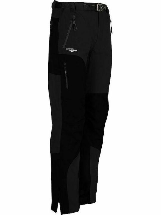 Milo Uttar Men's Hiking Long Trousers Black