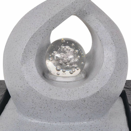 vidaXL Fountain with LED Light 21.5x19x28cm Interior made of Synthetic Resin 244288