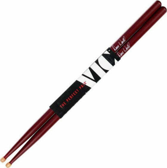Vic Firth Hickory Μπαγκέτες Ντραμς Signature Dave Weckl με Σχήμα Μύτης Barrel