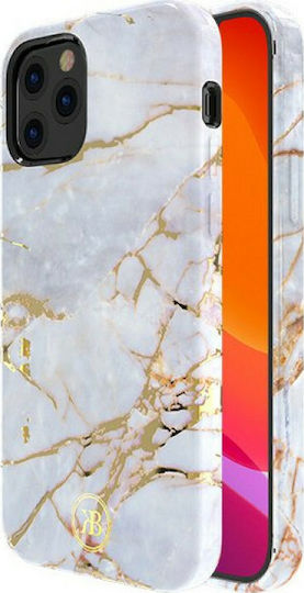 Kingxbar Marble Задна корица Пластмаса Многоцветен (iPhone 12 / 12 Pro)