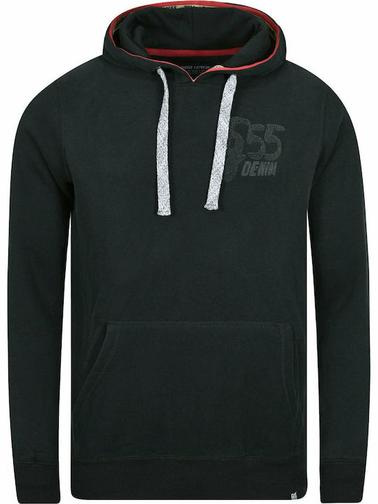 GAM002-21106 Sweatshirt mit Kapuze Schwarz