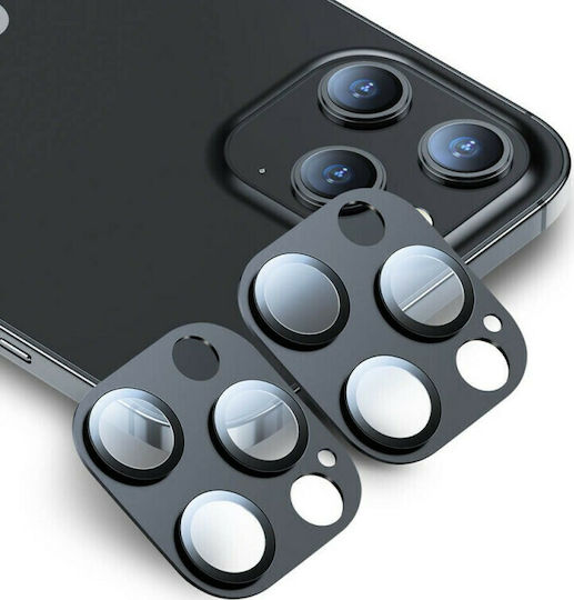 ESR Lens Protector Προστασία Κάμερας Tempered Glass Μαύρο για το iPhone 12 Pro Max