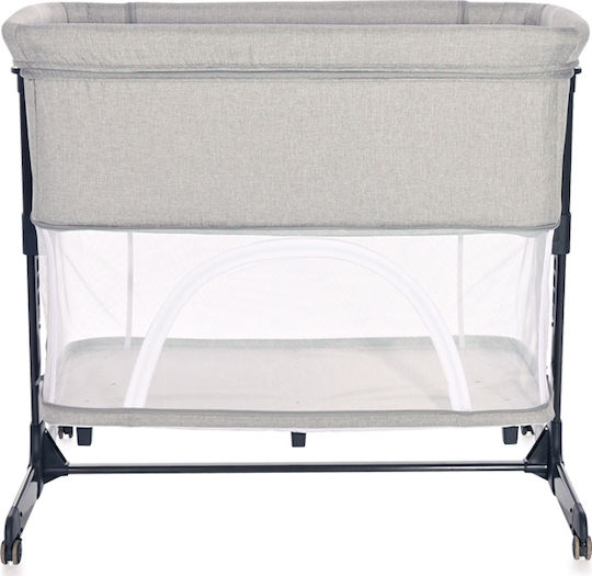 Lorelli Cradle-Park Milano with Mattress and Side Opening Grey