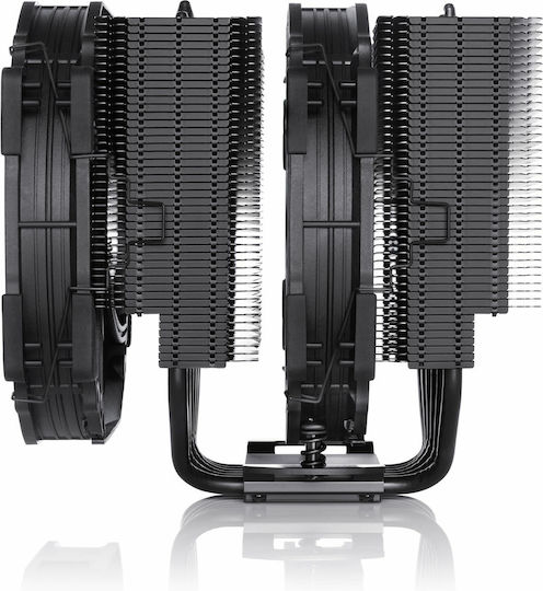 Noctua NH-D15NH-D15 chromax.black Ψύκτρα Επεξεργαστή Διπλού Ανεμιστήρα για Socket AM4/AM5/1200/115x