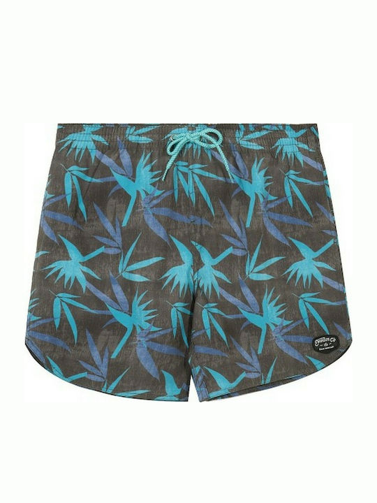 Emerson Men's Swimwear Shorts Ebony with Patterns