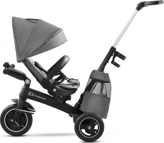 Kinderkraft Easytwist Convertible with Parental Handle 5 in 1 for 9 Months Gray