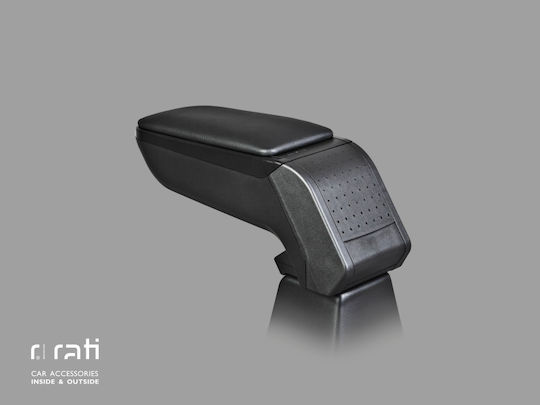Rati Armster S Car PU Armrest for Hyundai i10 2008-2013 Black