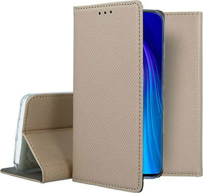 Forcell Smart Magnet Synthetic Leather Book Gold (Galaxy A71)