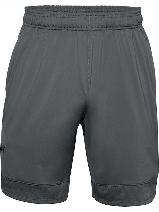 2 În 1 Sport Pantaloni Scurți Bărbați Gri Pitch