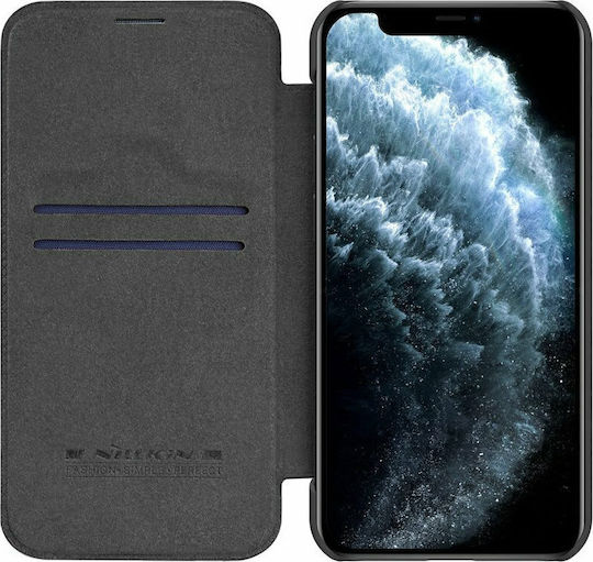 Nillkin Qin Book Δερματίνης Μαύρο (iPhone 12 Pro Max)