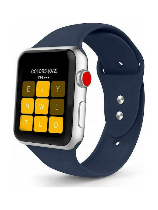 Tech-Protect Icon Λουράκι Σιλικόνης με Pin Midnight Blue (Apple Watch 42/44mm - Apple)