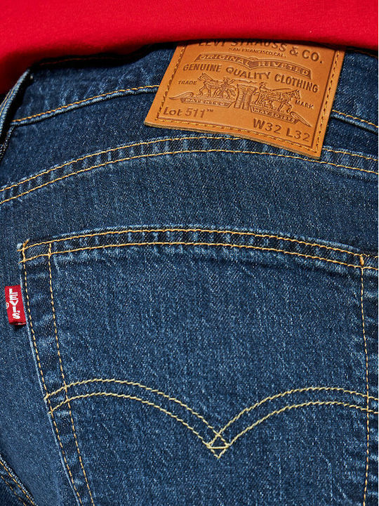 511 Men's Jeans Pants with Slim Straight Fit Blue