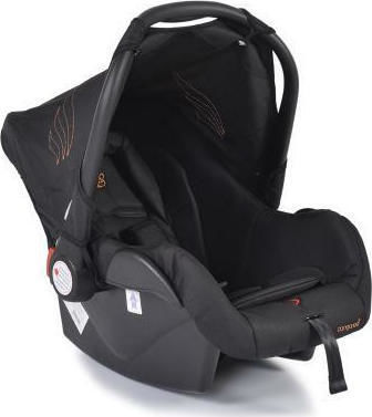 Cangaroo Ellada Verstellbar 3 in 1 Baby Kinderwagen Geeignet für Neugeborene Schwarz 15kg