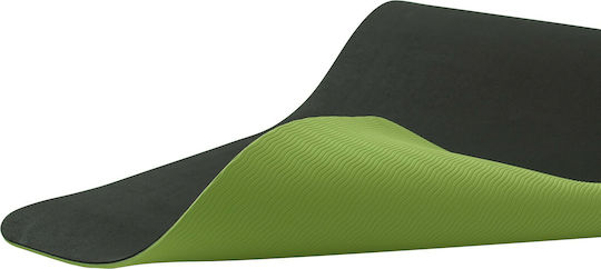 AMILA Exercise Mat Black with Carry Strap (150x61x0.6cm)