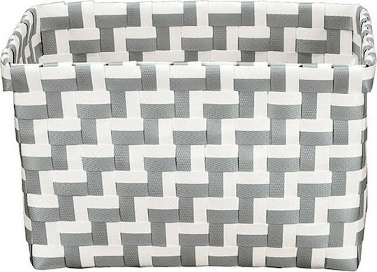 Kleine Wolke Storage Basket Plastic Platinum Grey 20x16.5x12cm 1pcs
