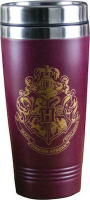 Paladone Travel Mug V2 Glass Thermos Stainless Steel Purple 450ml PP4256HP