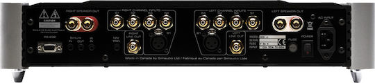 Simaudio Moon 600i v2 Integrated Amplifier Ολοκληρωμένος Ενισχυτής Hi-Fi Stereo 250W/4Ω 125W/8Ω Μαύρος