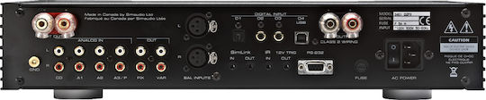 Simaudio Moon 340i Integrated Hi-Fi Amplifier Stereo 200W/4Ω 100W/8Ω Black
