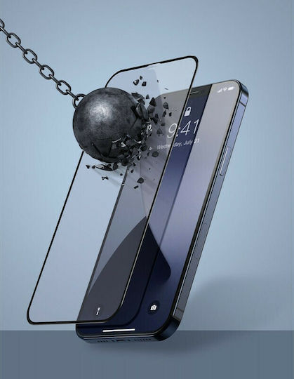Baseus Anti-blue Full Face Tempered Glass 2buc (iPhone 12 / 12 Pro)