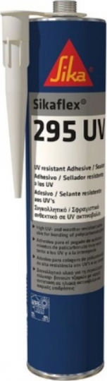 Sika 295 UV Adhesive Mastic Polyurethane White 300ml 01755-60W