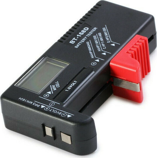 PT-797 Digital Battery Tester with Battery Size Adjustment Lever 1.5V & 9V PT-797