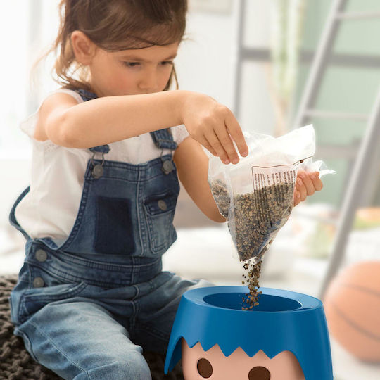 Lechuza Playmobil Ojo Αυτοποτιζόμενη Γλάστρα Πλαστική Κόκκινη 21x21εκ.