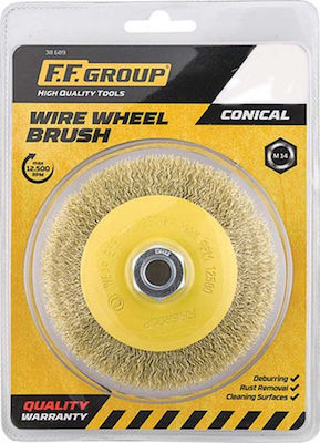 F.F. Group Angle Wheel Wire Brush 100mm Bell Μ14 10722