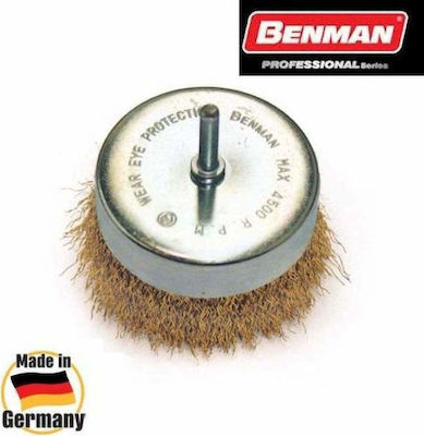 Benman 74304 Drahtbürste Glocke für Bohrmaschine 50mm