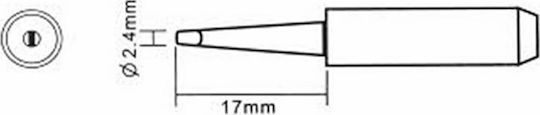 Yihua Μύτη Κολλητηρίου YH-2.4/tip