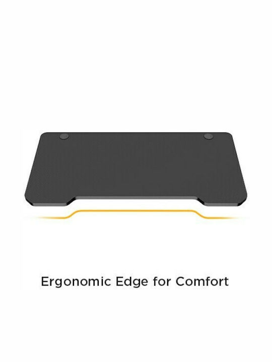 Γραφείο Gaming Ξύλινο Black με Μεταλλικά Πόδια 120x60x75εκ.