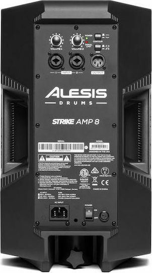 Alesis Strike Amp 8 STRIKEAMP8MK2XEUK Active Stage Monitor 1000W with Woofer 8" 43.4x25.6x24.5cm.