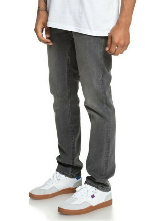 Worker Ανδρικό Παντελόνι Τζιν με Slim Εφαρμογή Γκρι