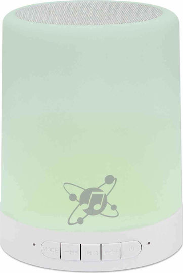 Manhattan Sound Science LED Speaker Ηχείο Bluetooth 3W με Διάρκεια Μπαταρίας έως 5 ώρες Λευκό