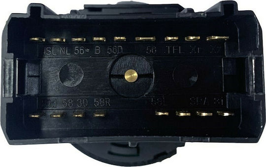 NTY Car Light Switch for Audi A4 17pin Black