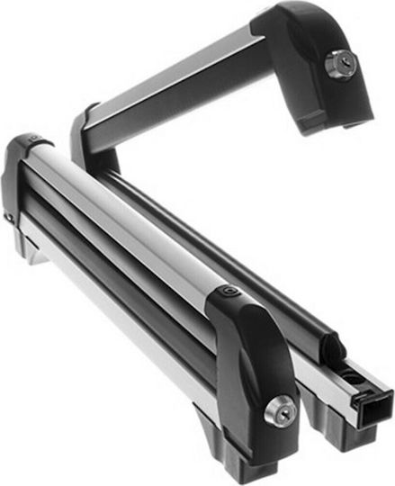 Menabo Iceberg Car Ski Mounts Suitable for 4 Ski Pairs or 2 Snowboards