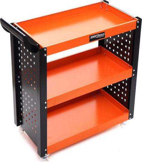 Kraft & Dele Cu roți Metal Căruță L37xA25xÎ68cm