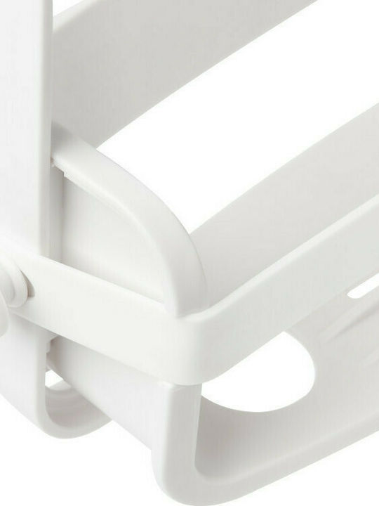 Umbra Wall Mounted Bathroom Shelf Plastic with 2 Shelves 31.8x9.5x64.8cm White