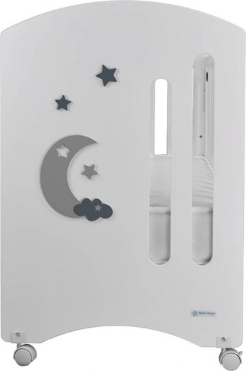 Bebe Stars Πολυμορφική Κούνια Azure Λευκή με Συρτάρι & Ρόδες