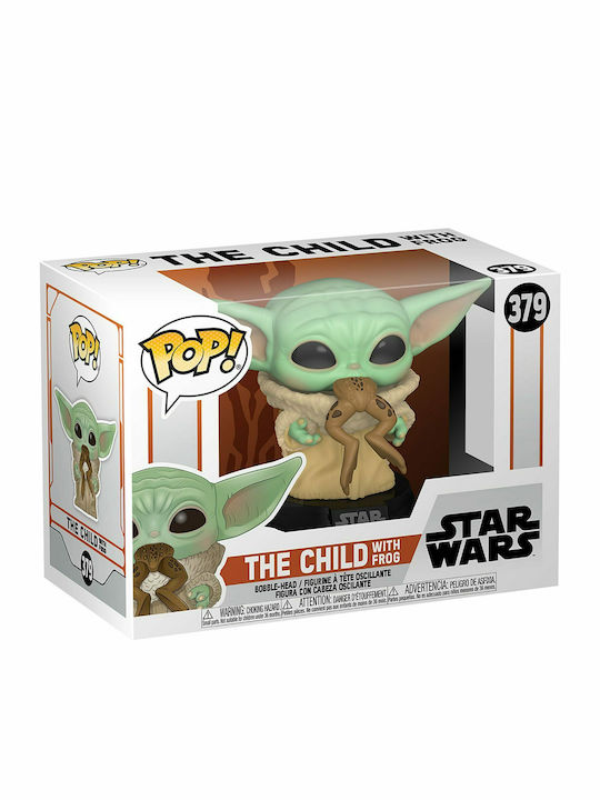 Funko Поп! Телевизия: Междузвездни войни: Мандалорианецът - The Child with Frog 379 Люлееща се глава