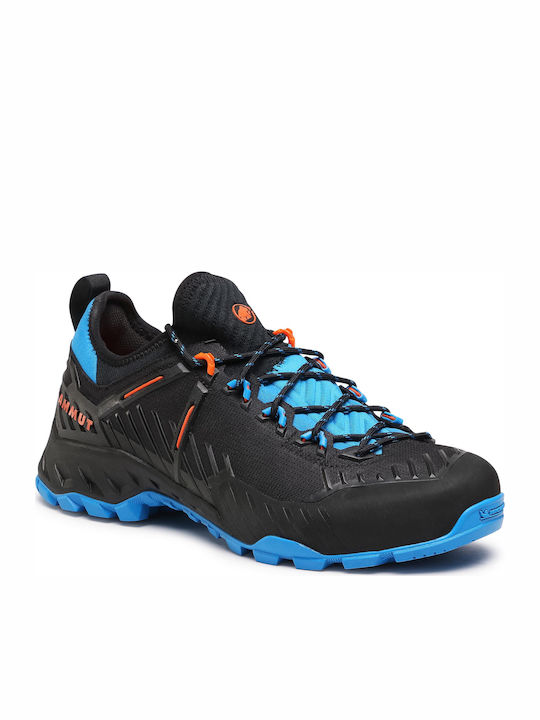 Mammut Alnasca Knit II Low GTX Men's Hiking Shoes Waterproof with Gore-Tex Membrane Black