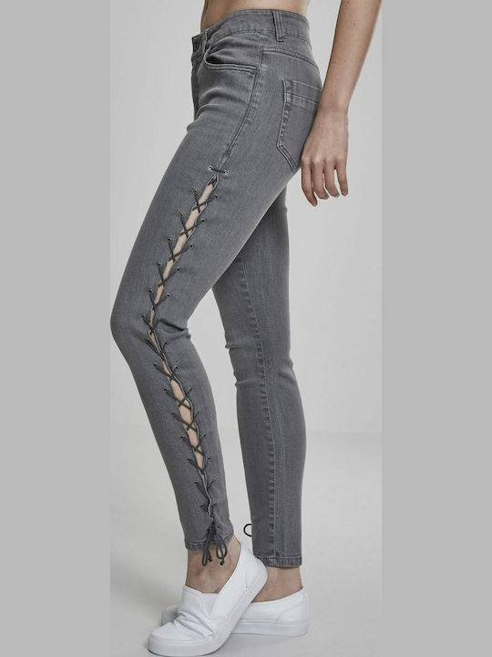 Women's Jean Trousers in Skinny Fit Gray